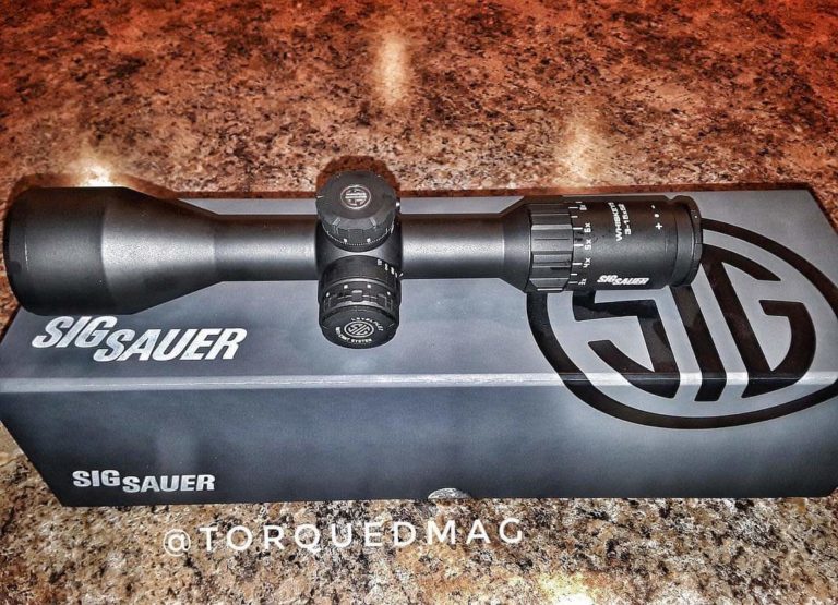 Sig Sauer’s Whiskey 5 series Scope, magnified clear as day.