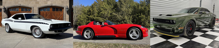 Classic, Late-Model and Custom Mopar-Poweed American Muscle Cars Headed to the Barrett-Jackson Palm Beach Auction, April 24-26
